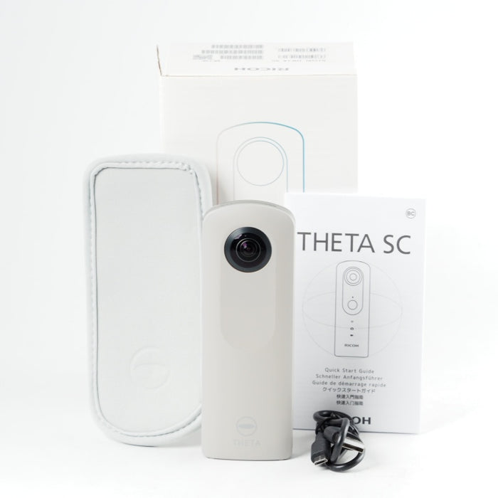 RICOH 360度カメラ RICOH THETA SC (ベージュ)  リコー 全天球カメラ 910742 #13872