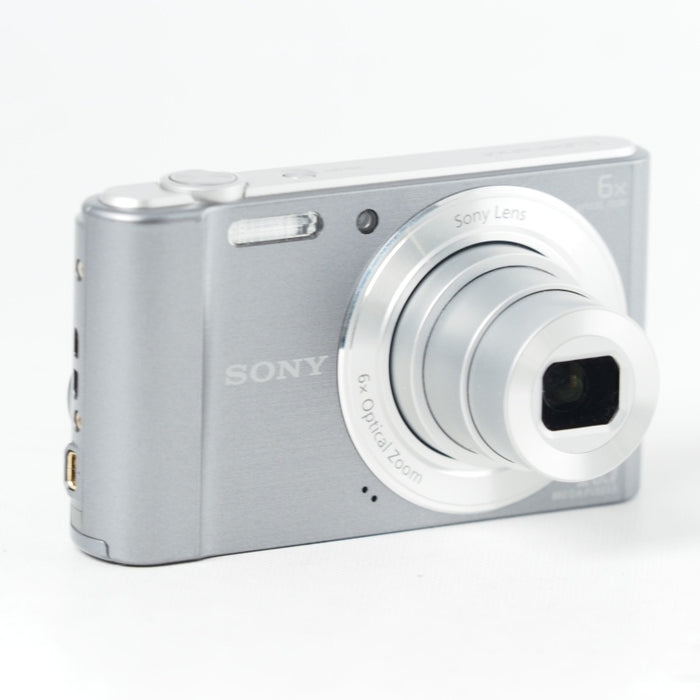 SONY Cyber-shot W810 光学6倍 ‎2010万画素 シルバー DSC-W810-S ソニー デジタルカメラ #14689