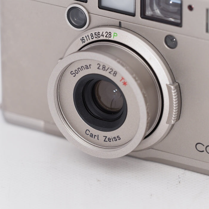 CONTAX コンタックス Tix コンパクトフィルムカメラ APSフィルム用 シルバー #11193