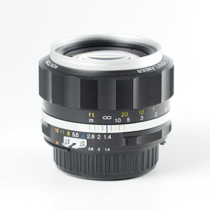 VoightLander NOKTON 58mm F1.4 SLIIS Ai-S ニコン Fマウント シルバーリム フォクトレンダー 単焦点レンズ #13905