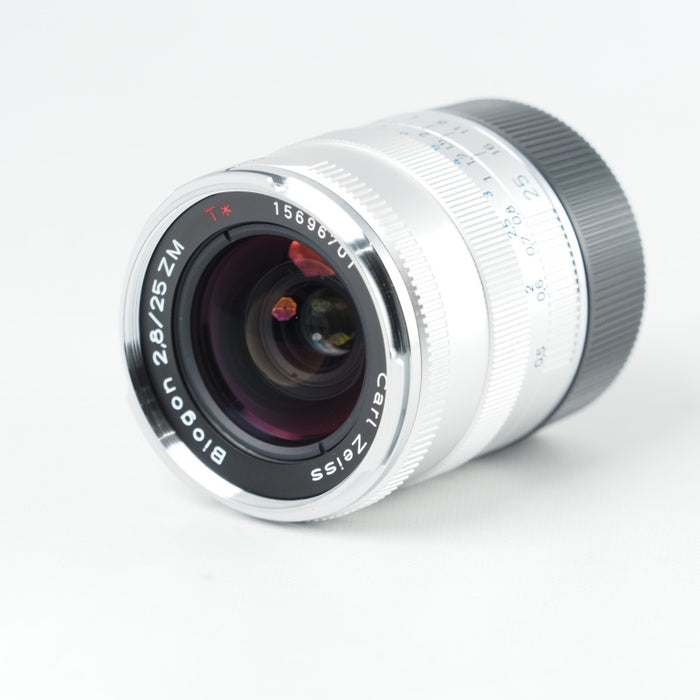 Carl Zeiss カールツァイス Biogon T*25mm f2.8 ZM SV シルバー ライカMマウント #13888