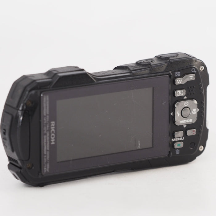 RICOH WG-80 BLACK リコー本格防水デジタルカメラ 14m防水 1.6m耐衝撃 防塵 -10℃耐寒 WG80 #13341