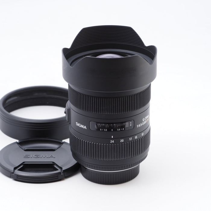 SIGMA シグマ 広角ズームレンズ 12-24mm F4.5-5.6 II DG HSM ニコン Fマウント用 フルサイズ対応 204556 #6196