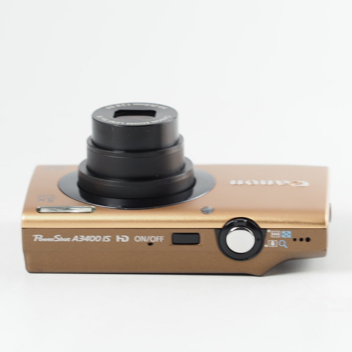 Canon デジタルカメラ PowerShot A3400IS ゴールド 光学5倍ズーム タッチパネル PSA3400IS(GL) #14117