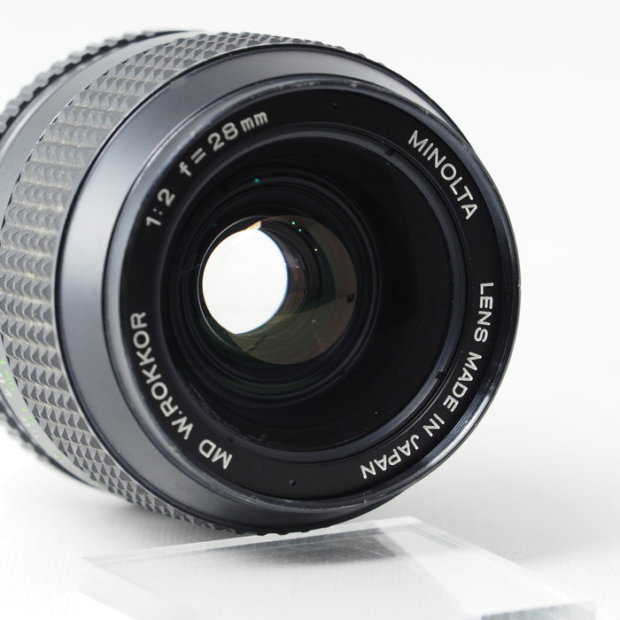 MINOLTA New MD 28mm F2 単焦点 広角レンズ MDマウント #15904
