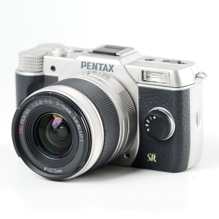 PENTAX ペンタックス ミラーレス一眼 Q7 ズームレンズキット [標準ズーム 02 STANDARD ZOOM] シルバー Q7 SILVER ZOOM LENSKIT 11522 #13996
