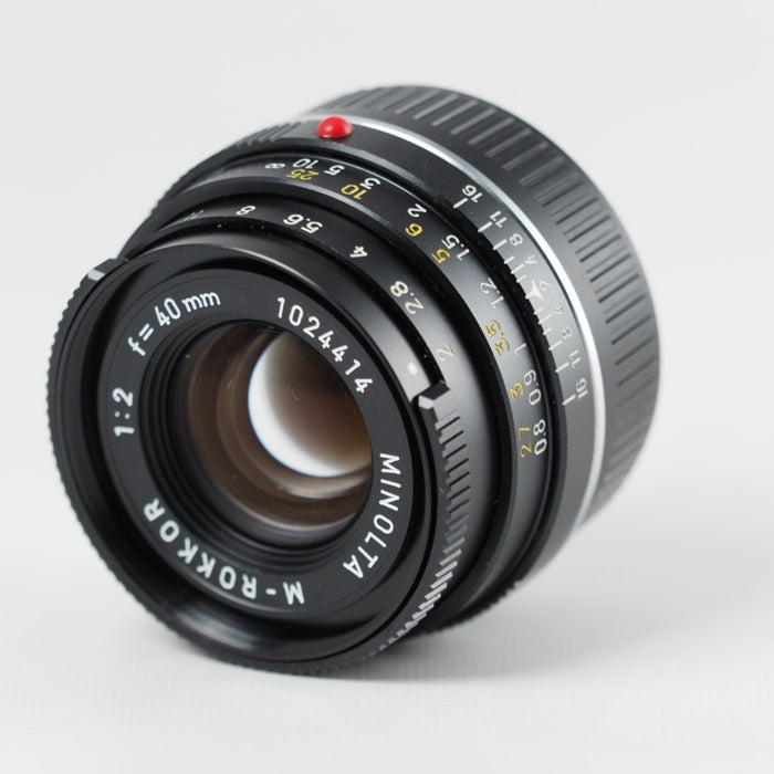 MINOLTA ミノルタ M-ROKKOR 40mm f/2 Lens Leica Mマウント CL CLE #13663
