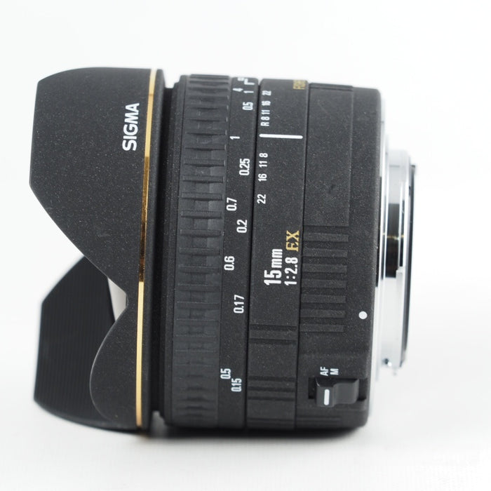 SIGMA 単焦点魚眼レンズ 15mm F2.8 EX DG DIAGONAL FISHEYE シグマ SAマウント用 フルサイズ対応 #13732