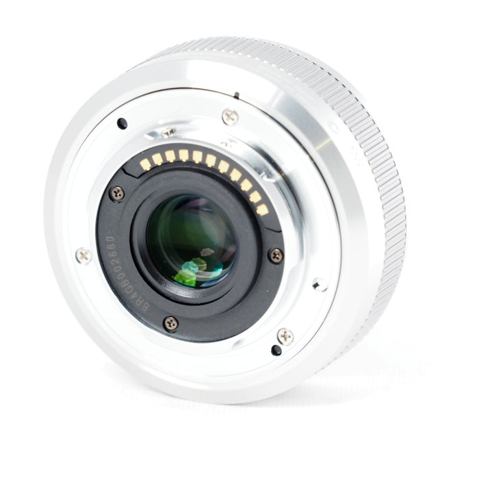 Panasonic パナソニック 単焦点レンズ マイクロフォーサーズ用 ルミックス G 20mm/F1.7 II ASPH. シルバー H-H020A-S #13752