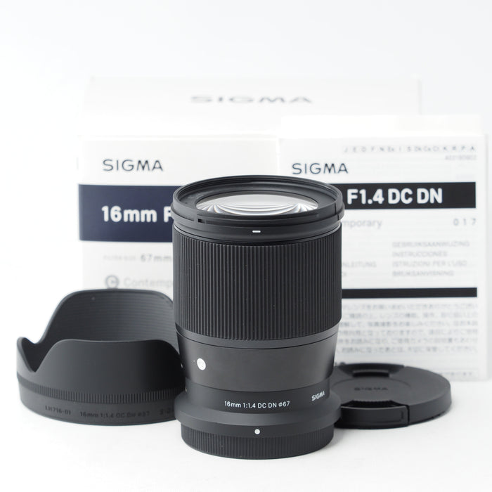SIGMA 16mm F1.4 DC DN Contemporary Nikon Zマウント APS-C ミラーレス用 #15579