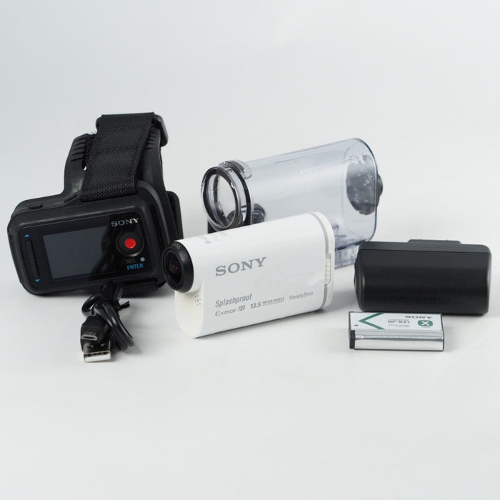 SONY ビデオカメラ アクションカム AS100VR ライブビューリモコンキット ウォータープルーフケース付 HDR-AS100VR #13822