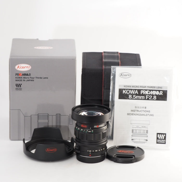 Kowa コーワ 単焦点レンズ PROMINAR 8.5mm F2.8 BK ブラック マイクロフォーサーズ #13568
