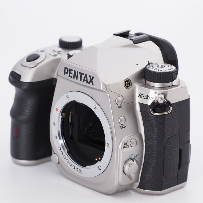 PENTAX ペンタックス APS-C デジタル一眼レフカメラ  K-3 Mark III ボディ シルバー #9602