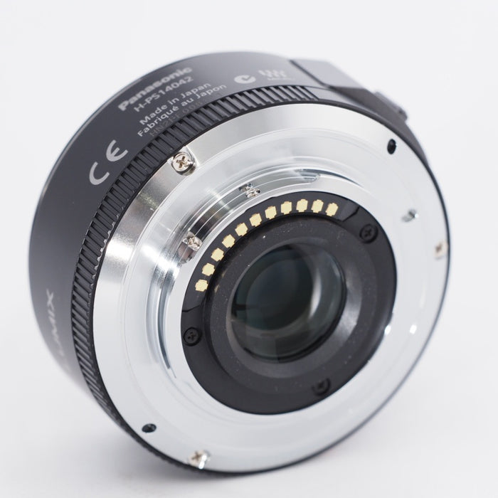 Panasonic パナソニック 標準ズームレンズ ルミックス G X VARIO PZ 14-42mm/F3.5-5.6 ASPH./POWER O.I.S. ブラック H-PS14042-K マイクロフォーサーズ用 #10675