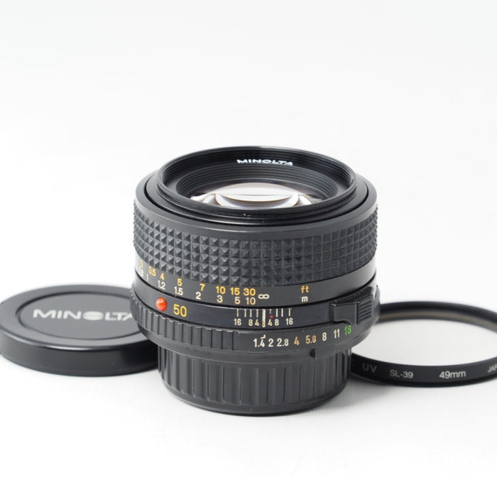 MINOLTA New MD 50mm F1.4 単焦点 標準レンズ MDマウント #15242