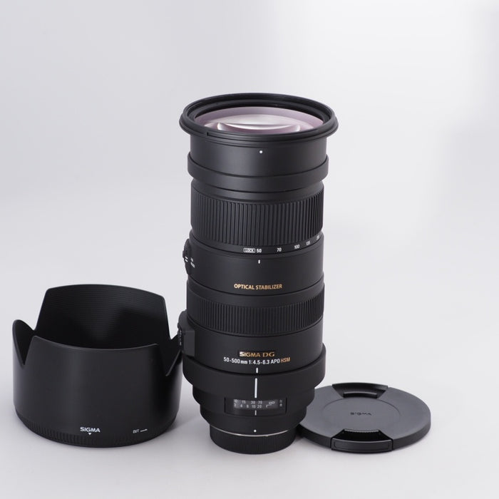 SIGMA シグマ 超望遠ズームレンズ APO 50-500mm F4.5-6.3 DG OS HSM ペンタックス用 フルサイズ対応 73 —  カメラ本舗