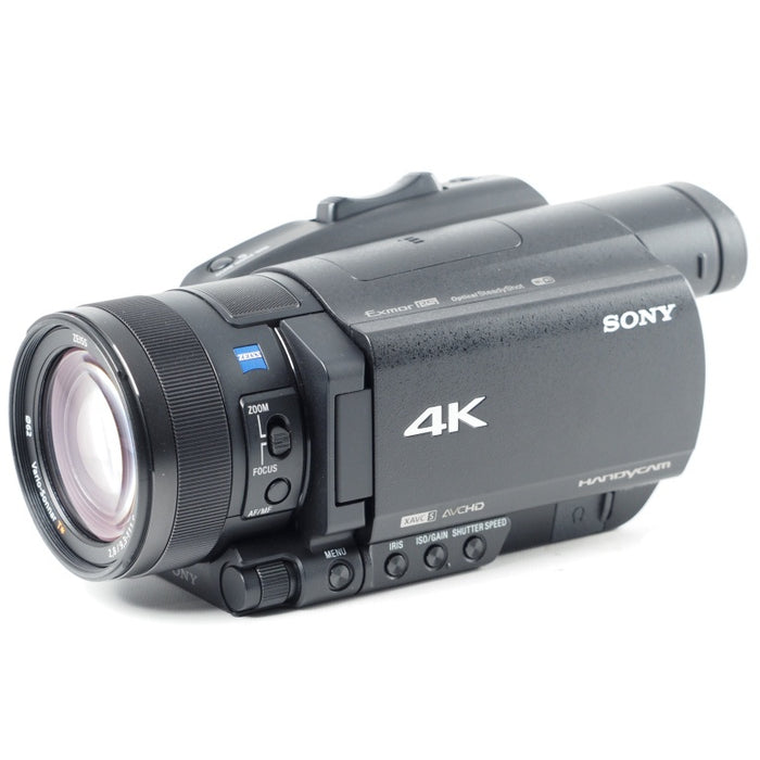 SONY ソニー 4K ビデオカメラ Handycam FDR-AX700 ブラック 光学ズーム12倍 1.0型 Exmor RS CMOSセンサー FDR-AX700 #14002