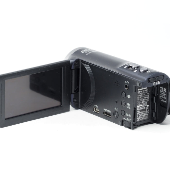 Panasonic HDビデオカメラ V520 内蔵メモリー32GB ダークネイビー HC-V520M-A #15093
