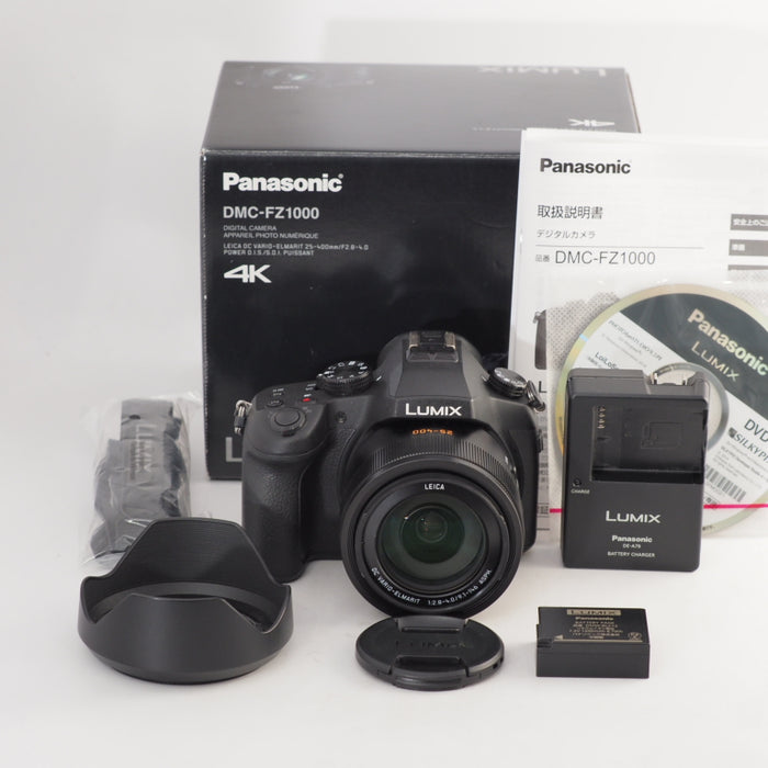 Panasonic パナソニック デジタルカメラ ルミックス LUMIX FZ1000 2010万画素 光学16倍 ブラック DMC-FZ1000 #13499