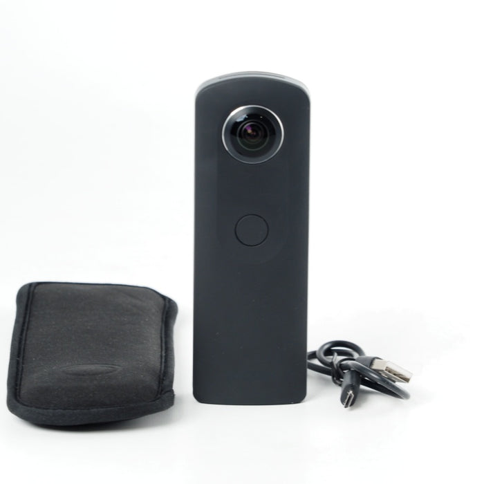 RICOH THETA S ブラック 360度全天球カメラ 360° Full HD 30fps フルハイビジョン動画 25分間連続撮影可能 精度の高い自然なスティッチング HDR合成撮影で明暗差のある室内撮影もきれいに撮影できます 910720 #13821