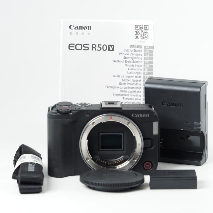 Canon キヤノン ミラーレス一眼レフカメラ EOS R50V ボディ ブラック #14499