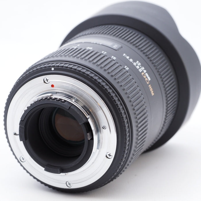 SIGMA シグマ 広角ズームレンズ 12-24mm F4.5-5.6 II DG HSM ニコン Fマウント用 フルサイズ対応 204556 #6196