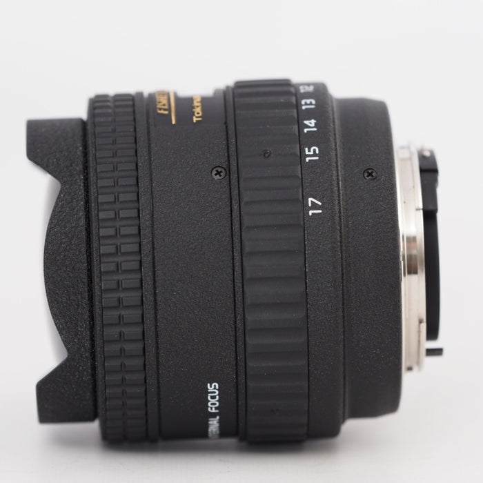 Tokina トキナー 魚眼ズームレンズ AT-X 107 DX Fisheye 10-17mm F3.5-4.5 (IF) ニコンFマウント用 APS-C対応 #13322