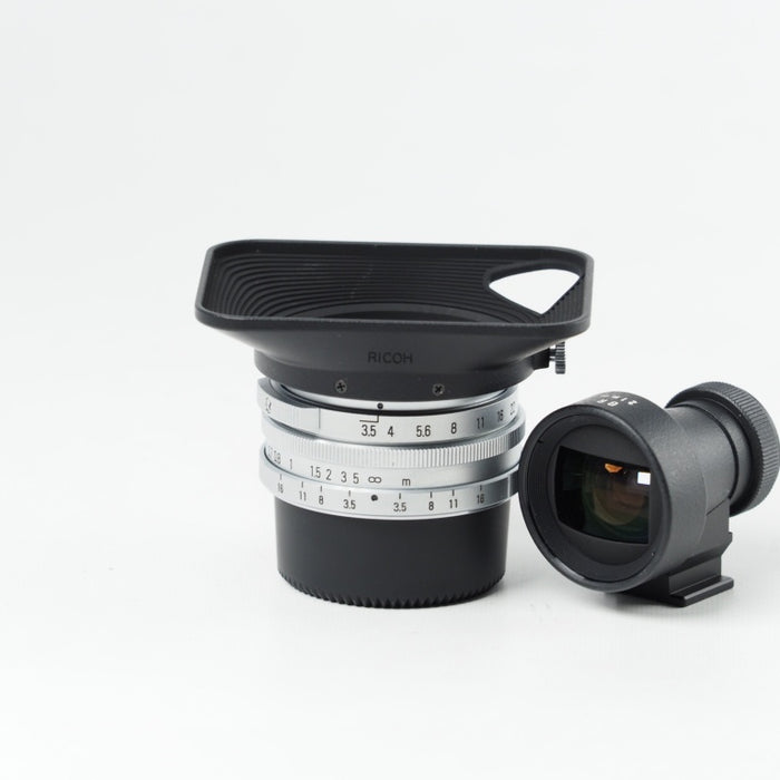 RICOH リコー GR 21mm F3.5 Silver シルバー L39マウント 元箱 ファインダー付属 #14386