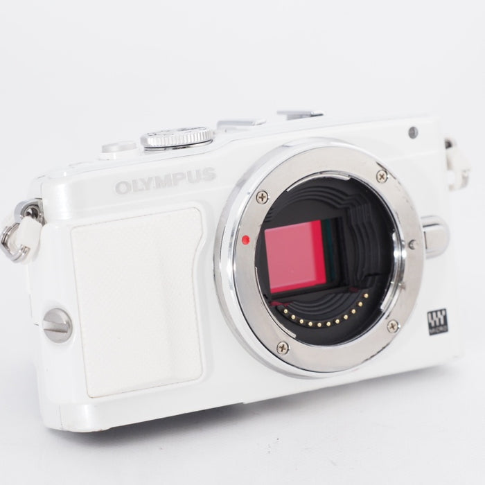 【ジャンク品】OLYMPUS オリンパス ミラーレス一眼 PEN Lite E-PL6 ボディ ホワイト E-PL6 BODY WHT #10883