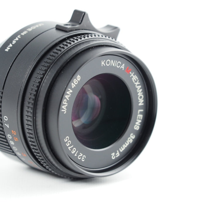 konica コニカ M-HEXANON 35mm f/2 ライカ Mマウント ヘキサノン MFレンズ #14125
