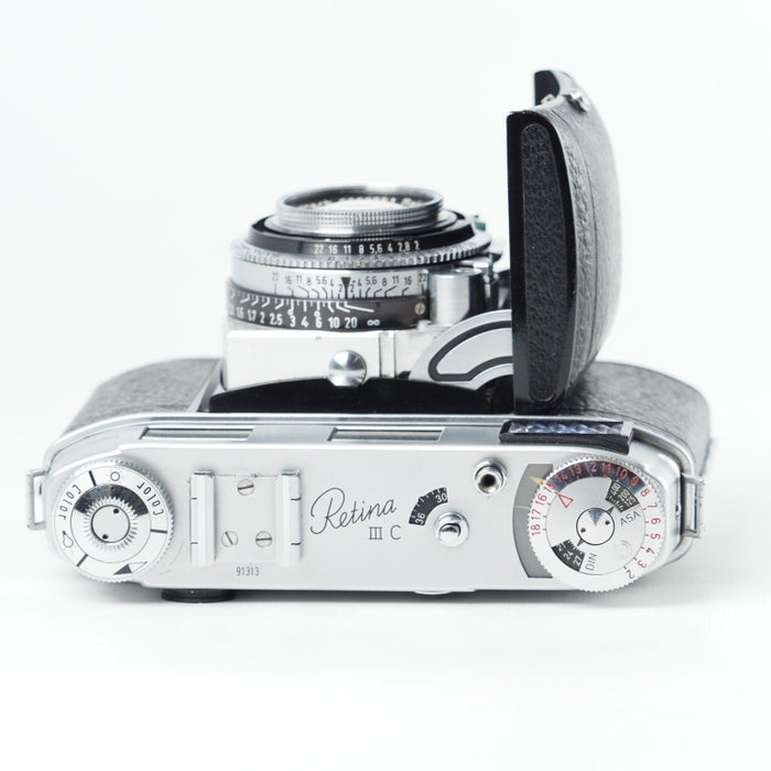 Kodak Retina IIIc 大窓 Xenon C 50mm F/2 フィルムカメラ コダック レチナ 他レンズ2本セット 80mm/35mm #14057