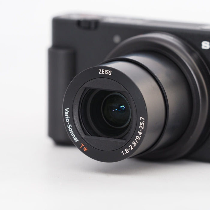 SONY ソニー VLOGCAM Vlog用カメラ ZV-1 シューティンググリップキット(同梱グリップ:GP-VPT2BTブラック、バッテリーパック+1個) ウィンドスクリーン付属 24-70mm F1.8-2.8 ズームレンズ ブラック ZV-1G B #13043