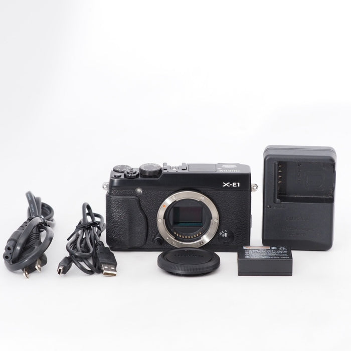 FUJIFILM フジフイルム ミラーレス一眼 X-E1 ボディ ブラック FX-X-E1B #13002