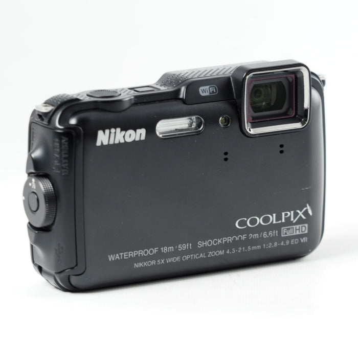 Nikon デジタルカメラ AW120 防水 1600万画素 クールブラック ニコン AW120BK #14405