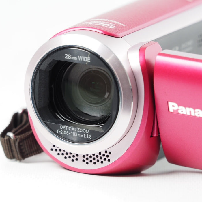 Panasonic HDビデオカメラ W580M 32GB サブカメラ搭載 高倍率90倍ズーム ピンク HC-W580M-P #14665