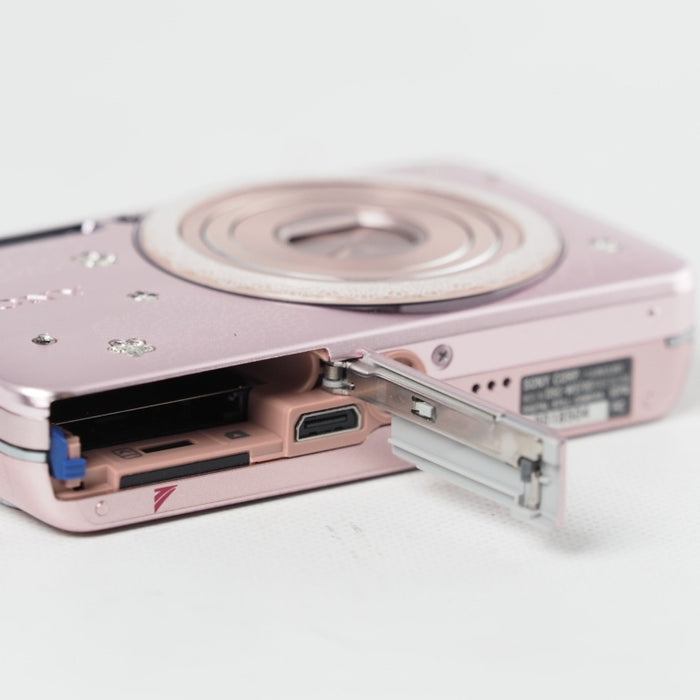SONY Cyber-shot DSC-W570D レース柄 ピンク 1610万画素 CCD ソニー コンパクトデジタルカメラ #14641