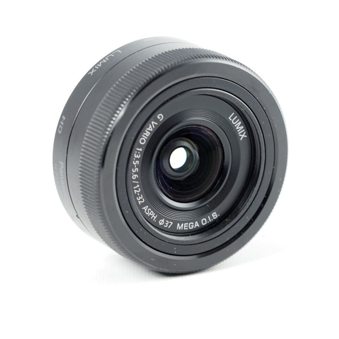 Panasonic LUMIX G VARIO 12-32mm F3.5-5.6 ASPH. MEGA O.I.S. ブラック H-FS12032-K マイクロフォーサーズ #14290