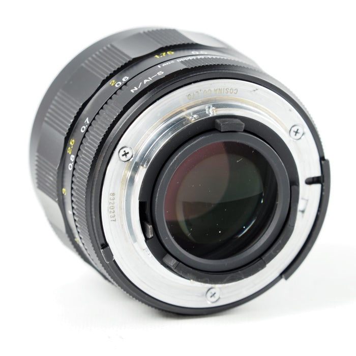 VoightLander NOKTON 58mm F1.4 SLIIS Ai-S ニコン Fマウント シルバーリム フォクトレンダー 単焦点レンズ #14360