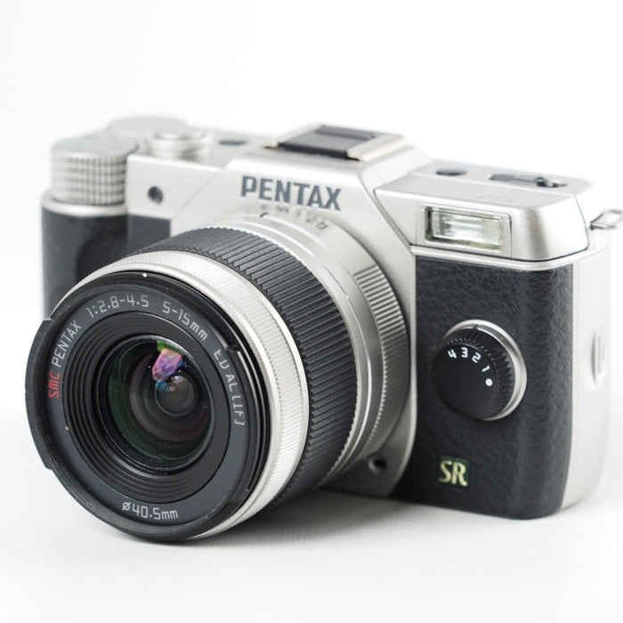 PENTAX ミラーレス一眼 Q7 ダブルズームキット シルバー [標準ズーム 02 STANDARD ZOOM ・望遠ズーム 06 TELEPHOTO ZOOM]  Q7 SILVER WZOOM KIT 11533 #13835