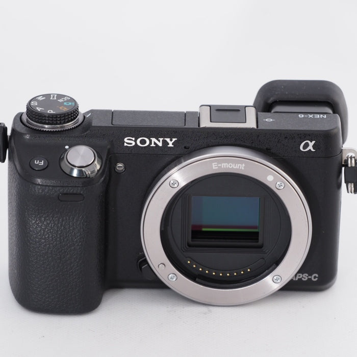 SONY ソニー ミラーレス一眼カメラ α NEX-6 ボディ ブラック NEX-6/B #11279