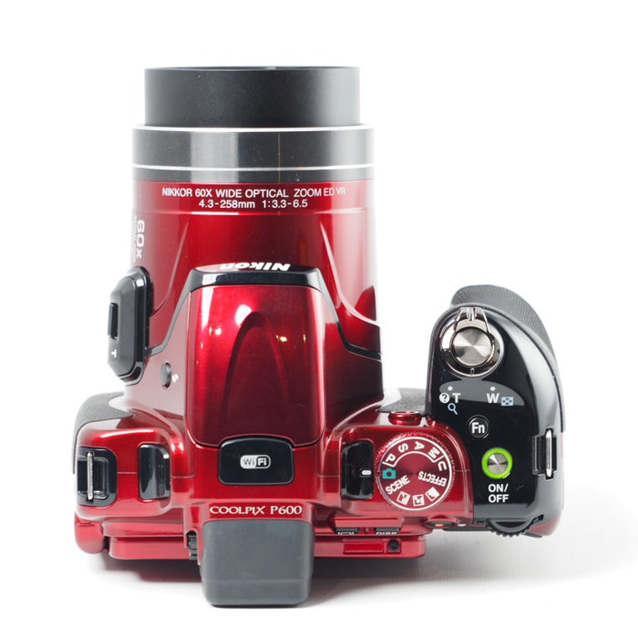Nikon COOLPIX P600 レッド　ズーム倍率60倍 Amazon | Nikon デジタルカメラ P600 光学60倍 1600万画素 レッド
