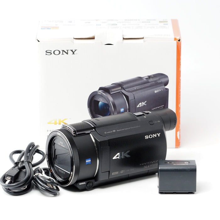 SONY Handycam FDR-AX55 ブラック 4K ビデオカメラ 64GB 光学20倍 #15581