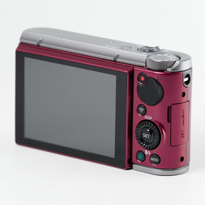 CASIO デジタルカメラ EXILIM EX-ZR1700WR 自分撮りチルト液晶 Wi-Fi/Bluetooth搭載 ワインレッド #13689