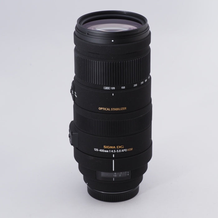 SIGMA シグマ 望遠ズームレンズ APO 120-400mm F4.5-5.6 DG OS HSM キヤノン EFマウント用 #9358