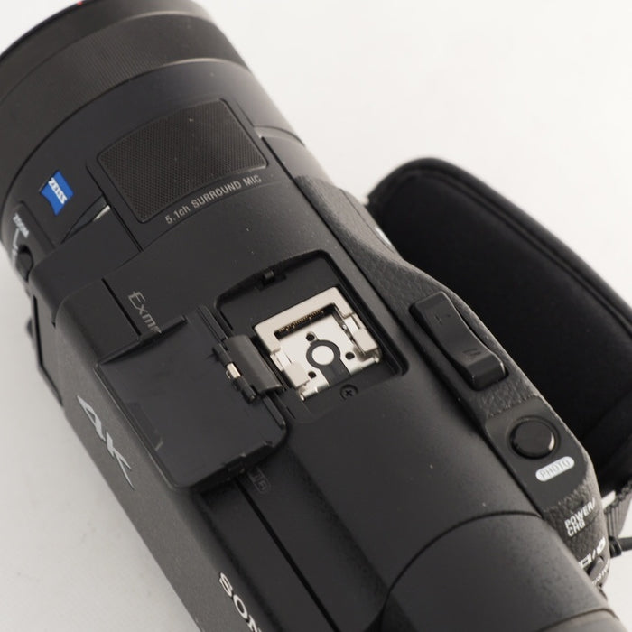 SONY ソニー ビデオカメラ Handycam FDR-AX100 4K 光学12倍 ブラック 海外言語対応モデル #13383