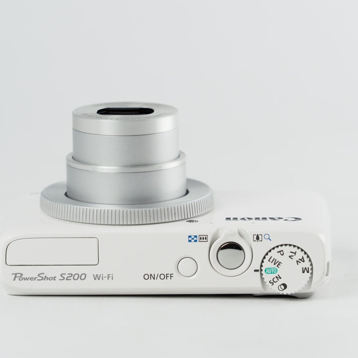 Canon デジタルカメラ PowerShot S200(ホワイト) F値2.0 広角24mm 光学5倍ズーム PSS200(WH) #13705
