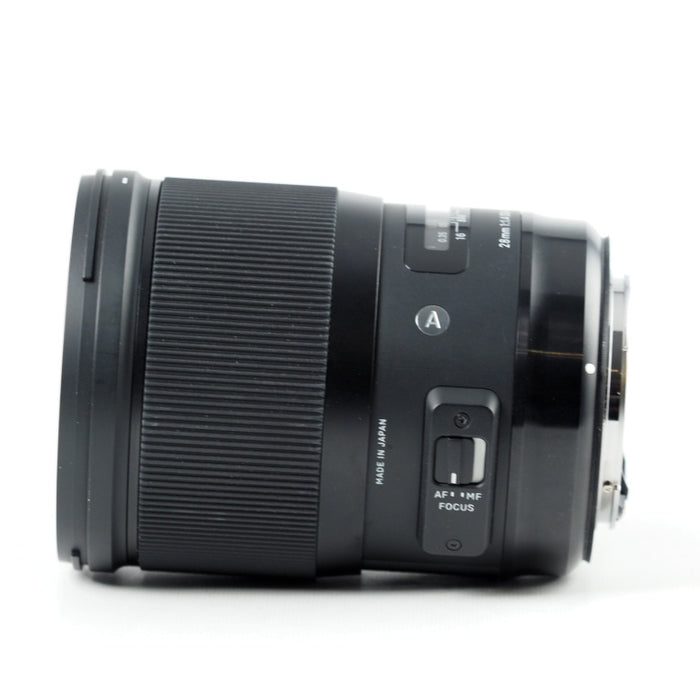SIGMA シグマ 28mm F1.4 DG HSM Art 単焦点レンズ Canon EFマウント用 #14298