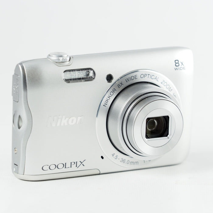 Nikon ニコン デジタルカメラ COOLPIX A300 光学8倍ズーム 2005万画素 シルバー A300SL #13978