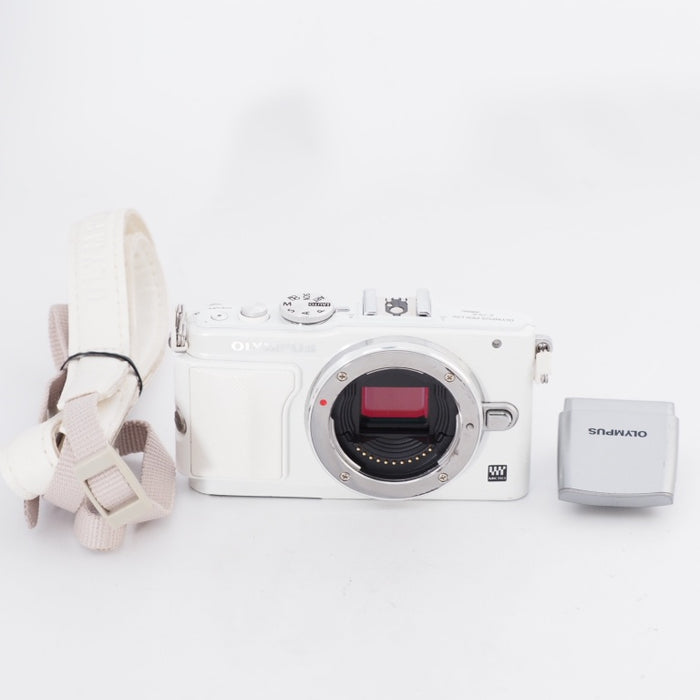 【ジャンク品】OLYMPUS オリンパス ミラーレス一眼 PEN Lite E-PL6 ボディ ホワイト E-PL6 BODY WHT #10883