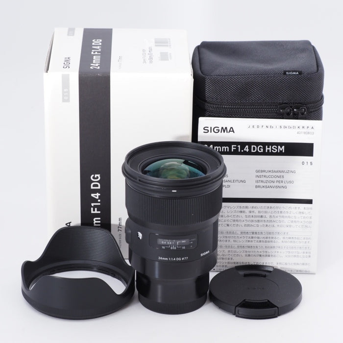 SIGMA シグマ 単焦点広角レンズ 24mm F1.4 DG HSM Art A015 SONY-Eマウント用 ミラーレス フルサイズ専用 —  カメラ本舗